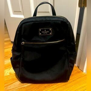 Black Nylon Kate Spade Mini Backpack
